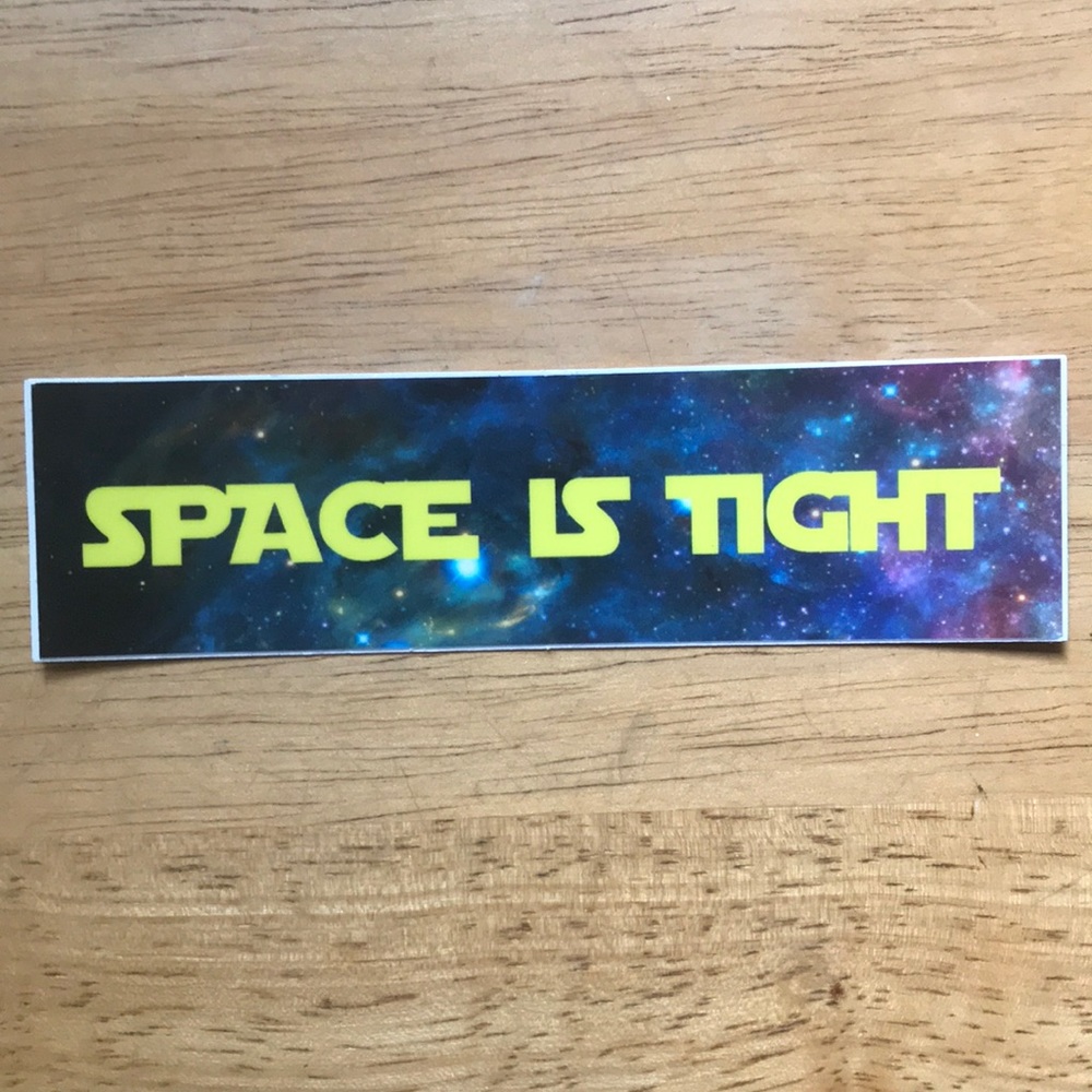 Space sticker